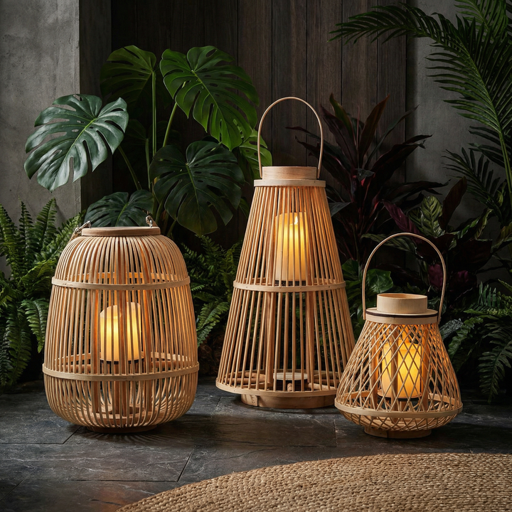 Stornfield Rattan Lanterns