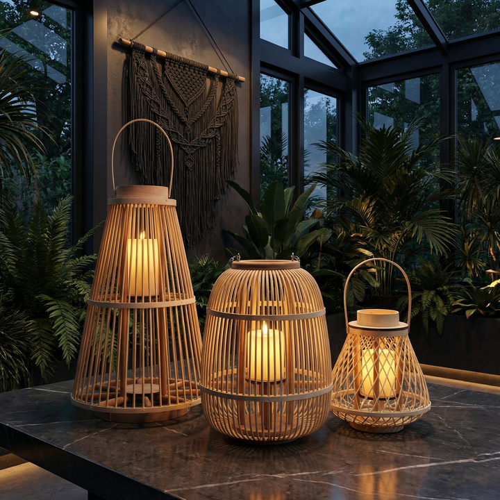 Stornfield Rattan Lanterns