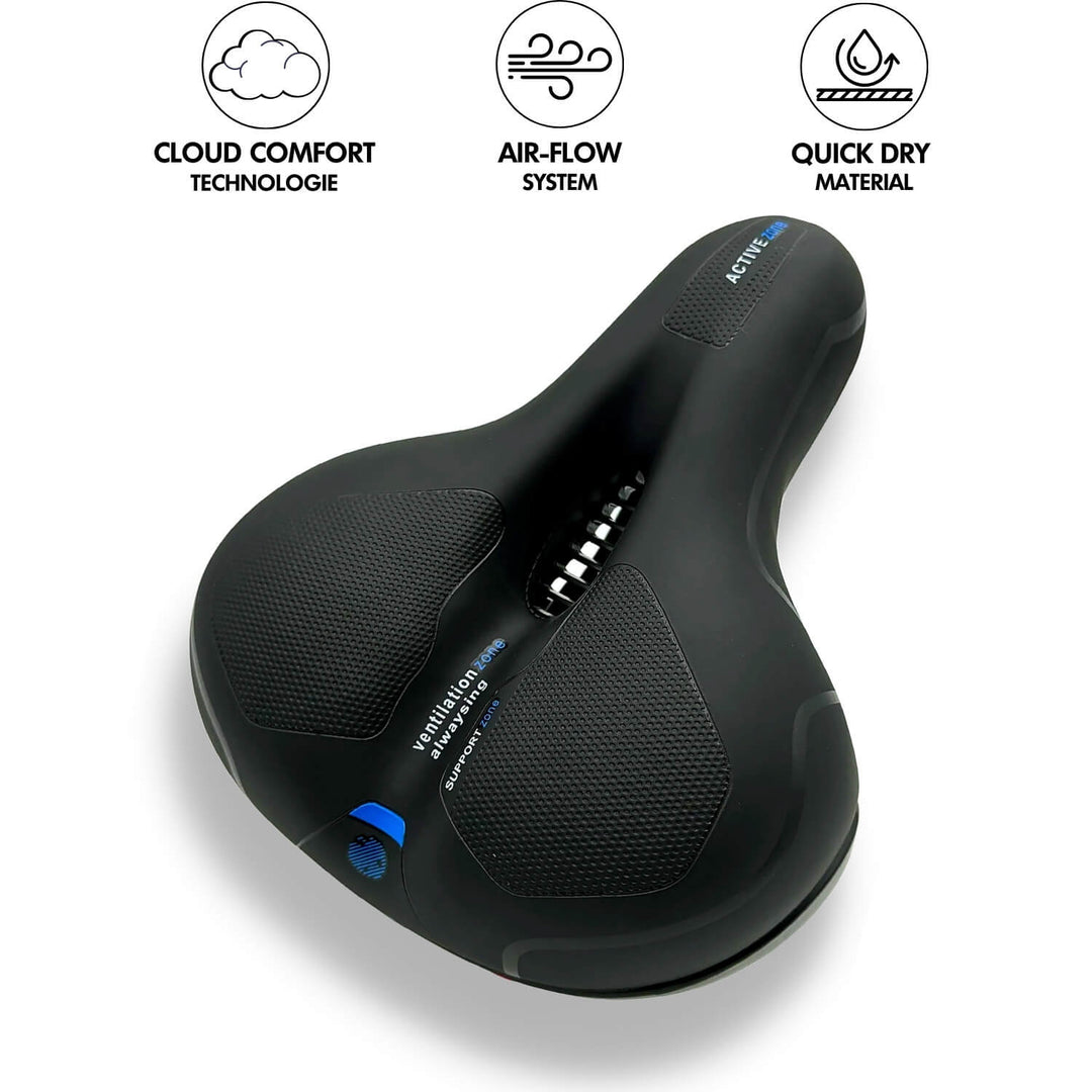Stornfield | Vélo Confort Pro - Ergonomic Bike Saddle for a Pain-Free Riding Experience