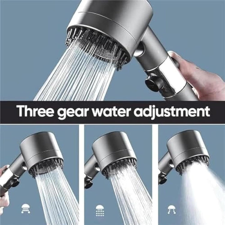 Stornfield | High-Pressure Massage Handheld Shower Head - Portable Shower with 3 Spray Patterns and Filters