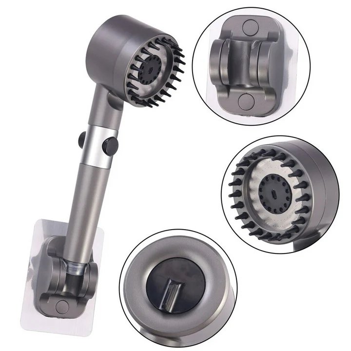Stornfield | High-Pressure Massage Handheld Shower Head - Portable Shower with 3 Spray Patterns and Filters