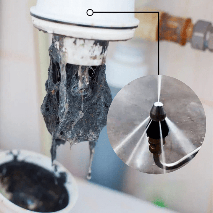 Stornfield | PipeClear Turbo – Powerful Jet Nozzle for Fast Blockage Removal
