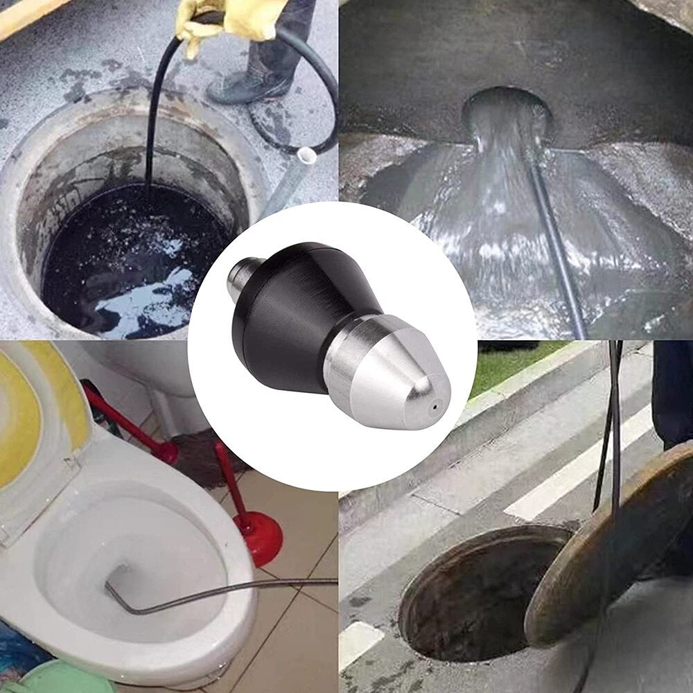 Stornfield | PipeClear Turbo – Powerful Jet Nozzle for Fast Blockage Removal