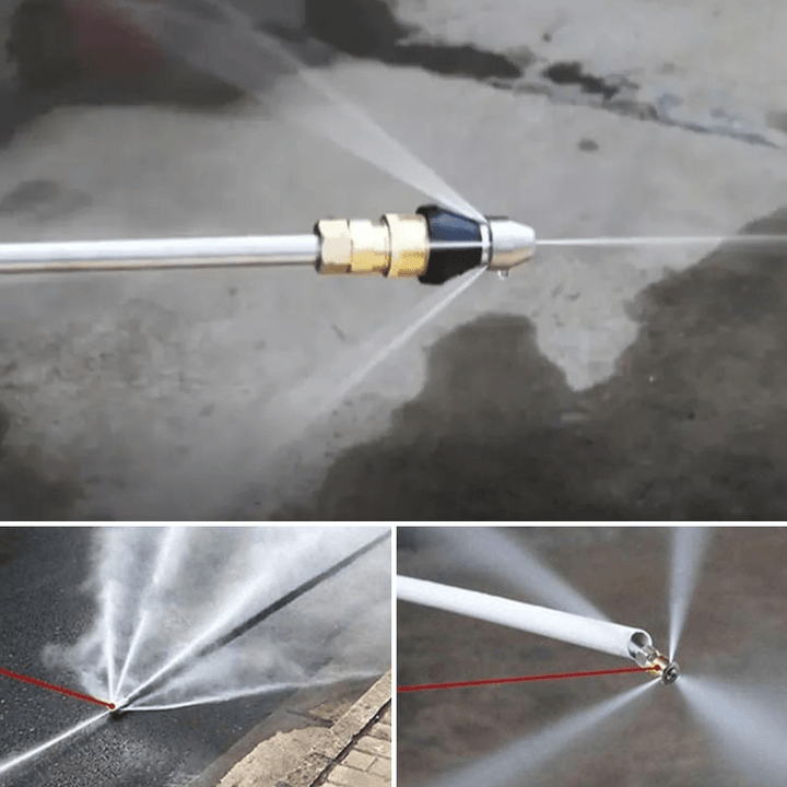Stornfield | PipeClear Turbo – Powerful Jet Nozzle for Fast Blockage Removal