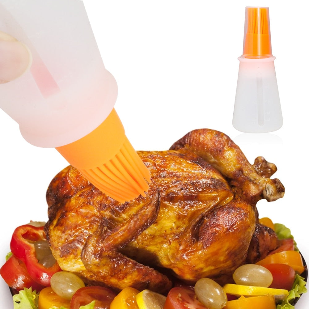 High Temperature Resistant Silicone Bottle Barbecue Brush Oil Tool | Stornfield
