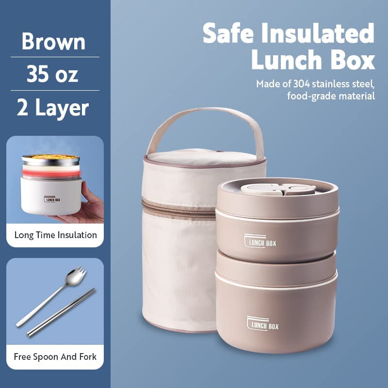 Stornfield | Stainless Steel Insulated Lunch Box Containers