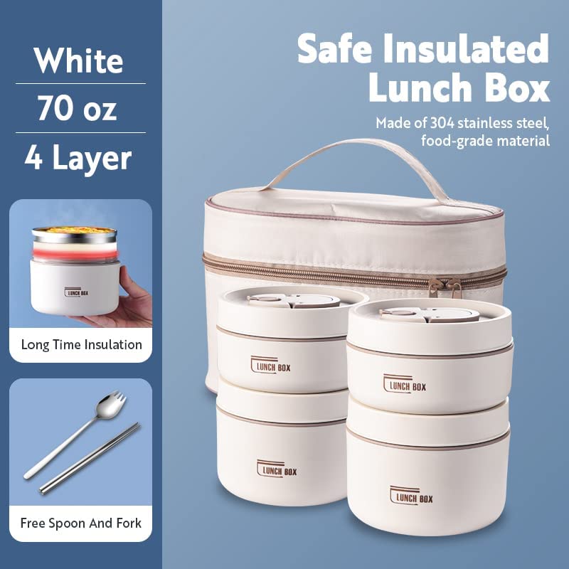 Stornfield | Stainless Steel Insulated Lunch Box Containers