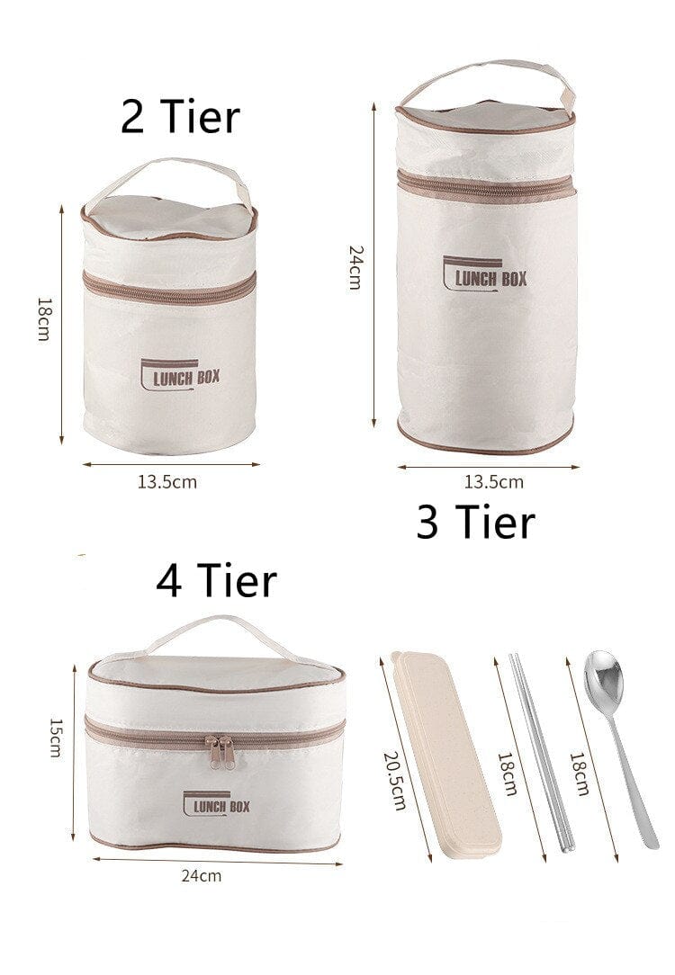 Stornfield | Stainless Steel Insulated Lunch Box Containers