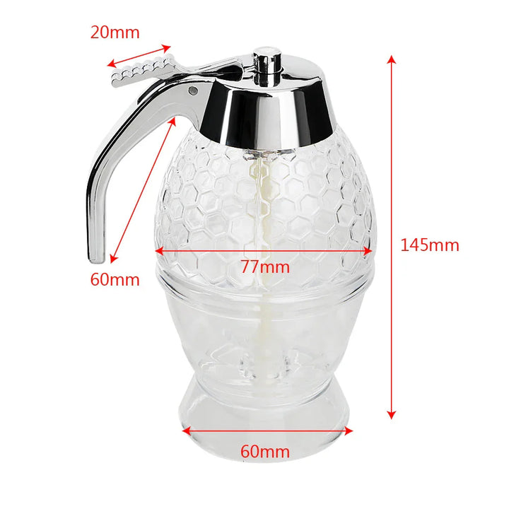 Honey Jar Container Honey Bottle Storage Bee Drip Dispenser | Stornfield
