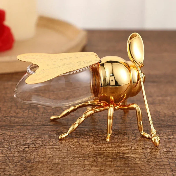 Stornfield | Honey Bee Sugar Pot with Spoon Kitchen Container Tableware