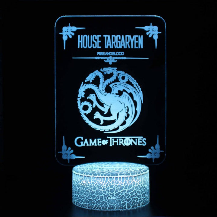 Stornfield | Lampe 3D Game Of Thrones Maison Targaryen