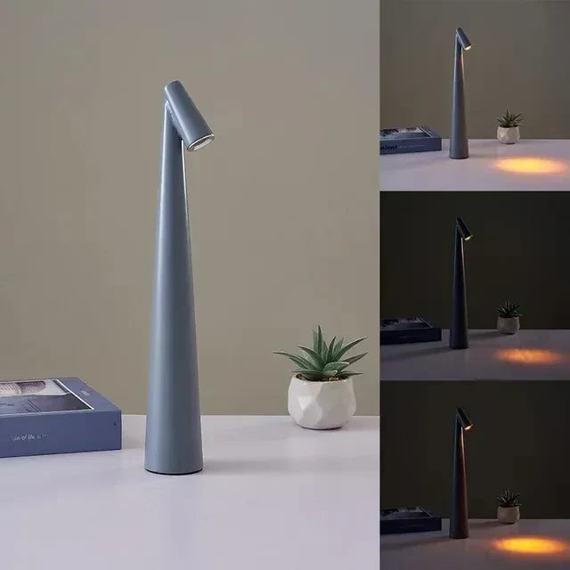 Stornfield | LumiLux Portable LED Touch Lamp – Rechargeable, Dimmable, and Slim Design