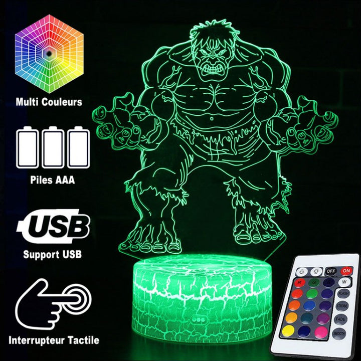 Stornfield | Marvel Hulk 3D Lamp