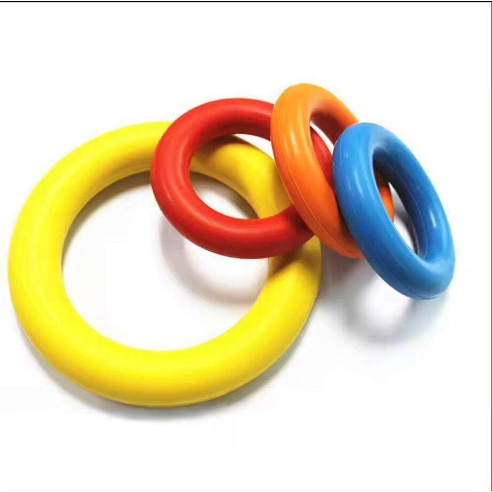 Dog Anti-Bite Training Ring ø9 cm made of Rubber - assorted colors | Stornfield