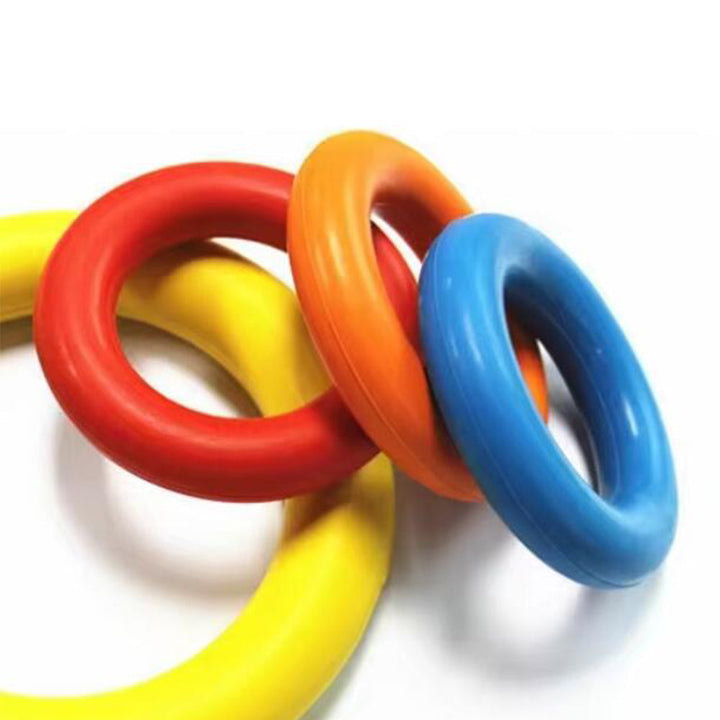 Dog Anti-Bite Training Ring ø9 cm made of Rubber - assorted colors | Stornfield
