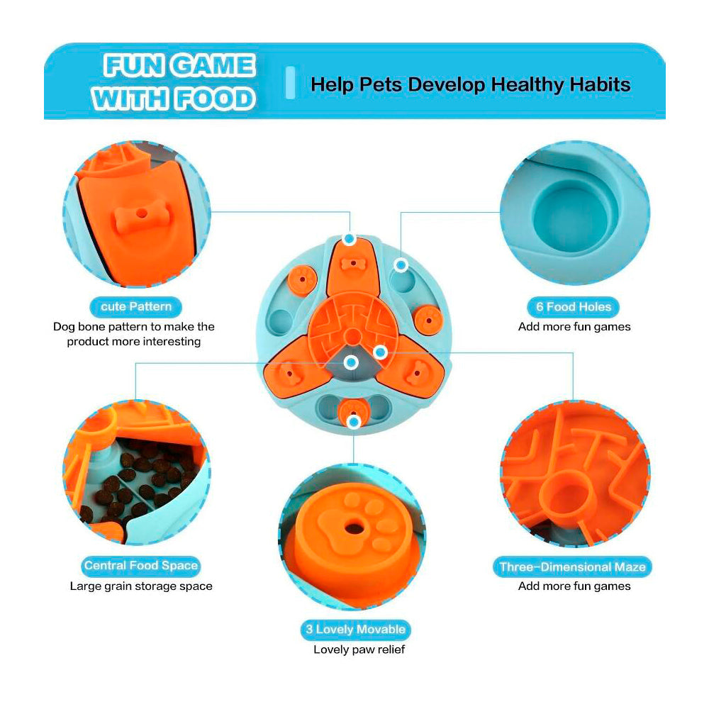 Interactive Feeding Bowl – Slow Eating and Mental Stimulation | Stornfield