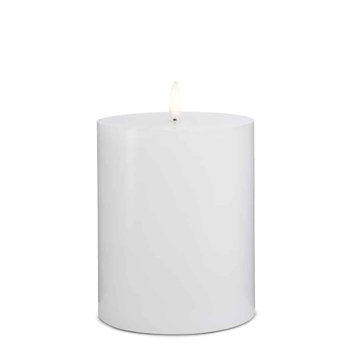 LED candle (1 piece) with realistic 3D flame 10 x 15 cm | Stornfield