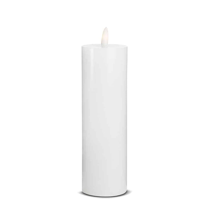LED Candle (1 piece) with realistic 3D flame 5 x 20 cm | Stornfield