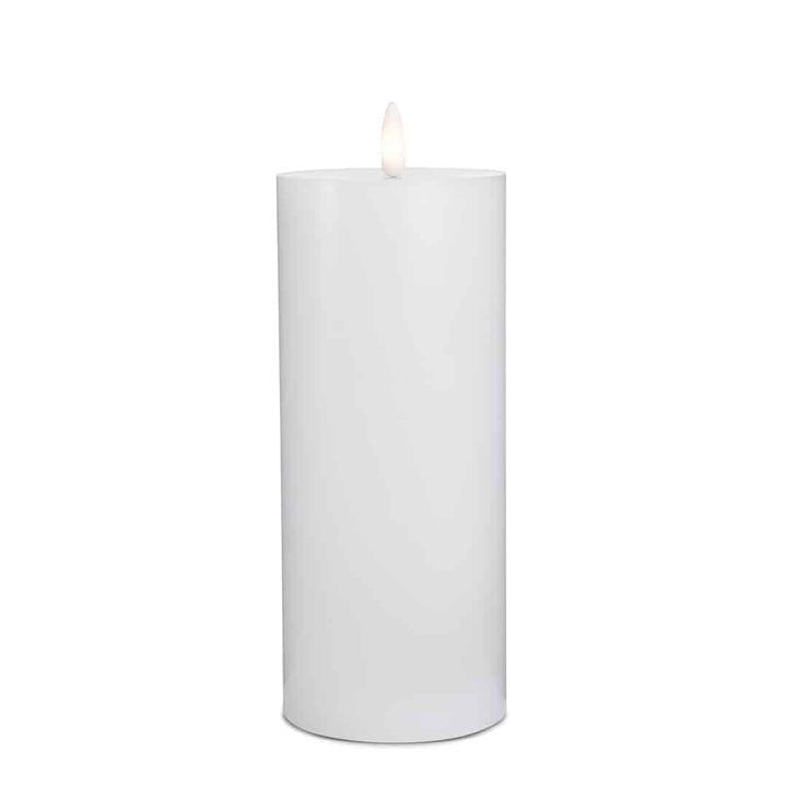 LED Candle (1 piece) with realistic 3D flame 7.5 x 20 cm | Stornfield