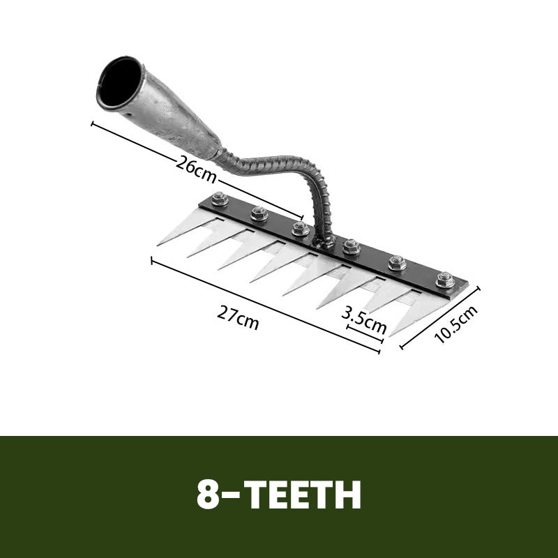 GardenTand Expert – Versatile Hand Rake made of Carbon Steel for Precision Work | Stornfield