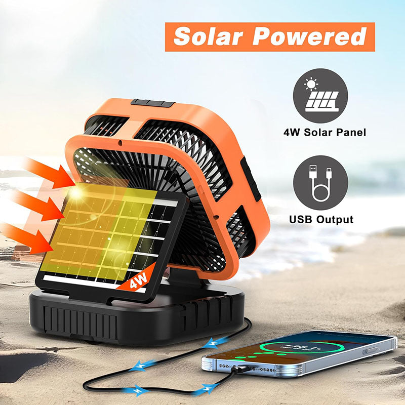 3 in 1 Solar Camping Fan | Stornfield