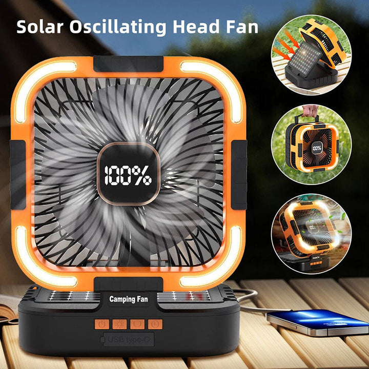 3 in 1 Solar Camping Fan | Stornfield