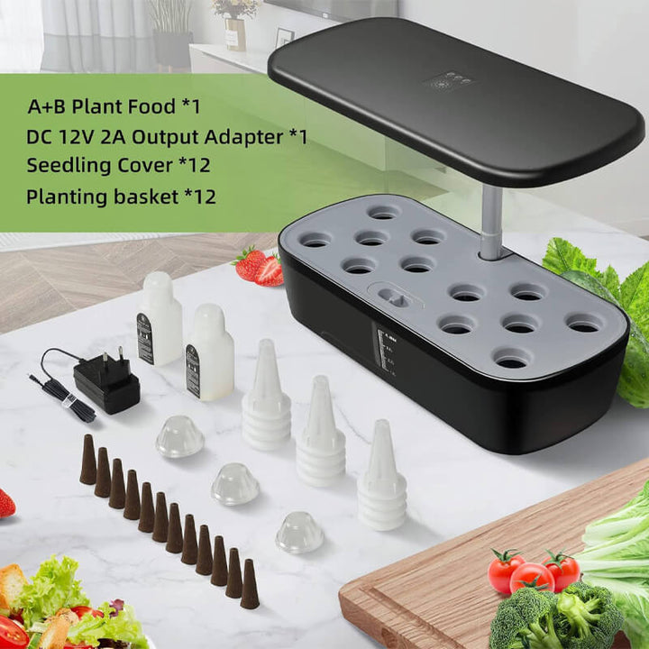 Innovative Hydroponic Growing System – 12 Pods Kit | Stornfield