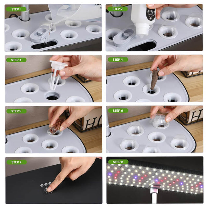 Innovative Hydroponic Growing System – 12 Pods Kit | Stornfield