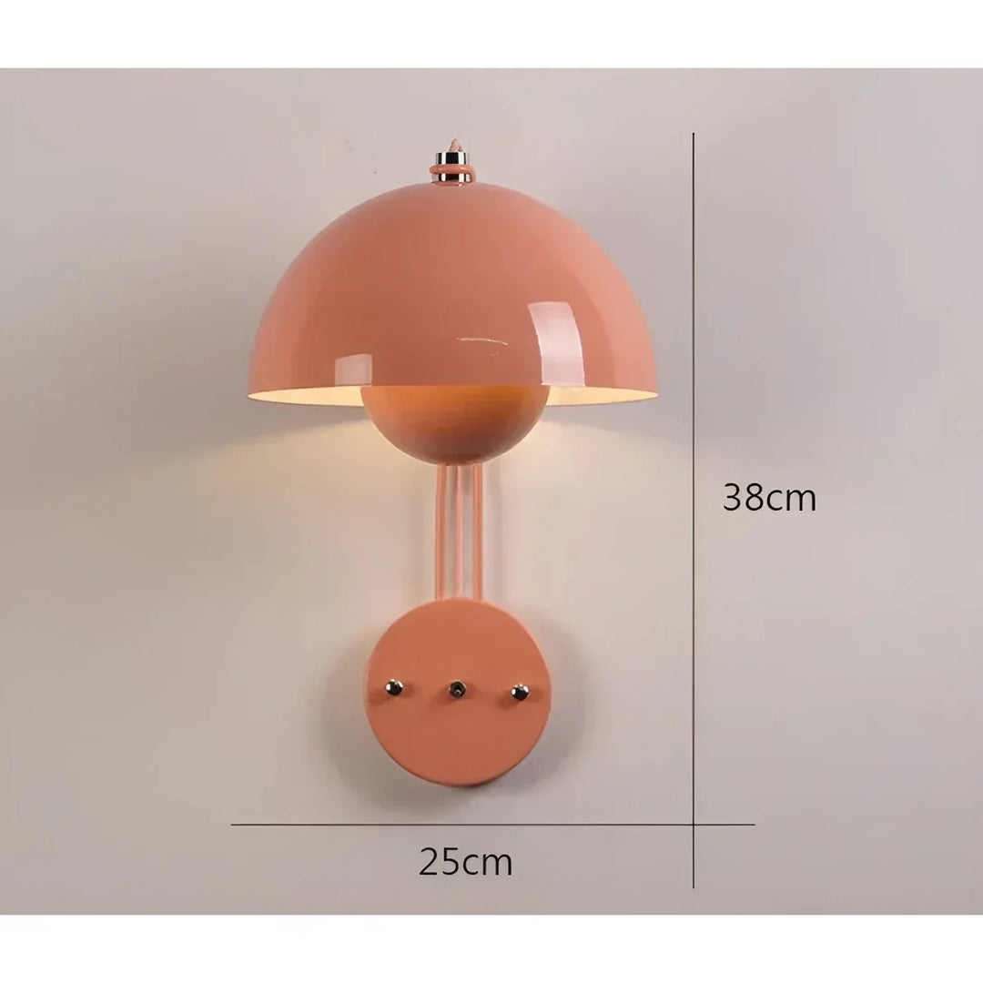 Stornfield | BudLume - Cozy Scandinavian Mushroom Wall Lamp