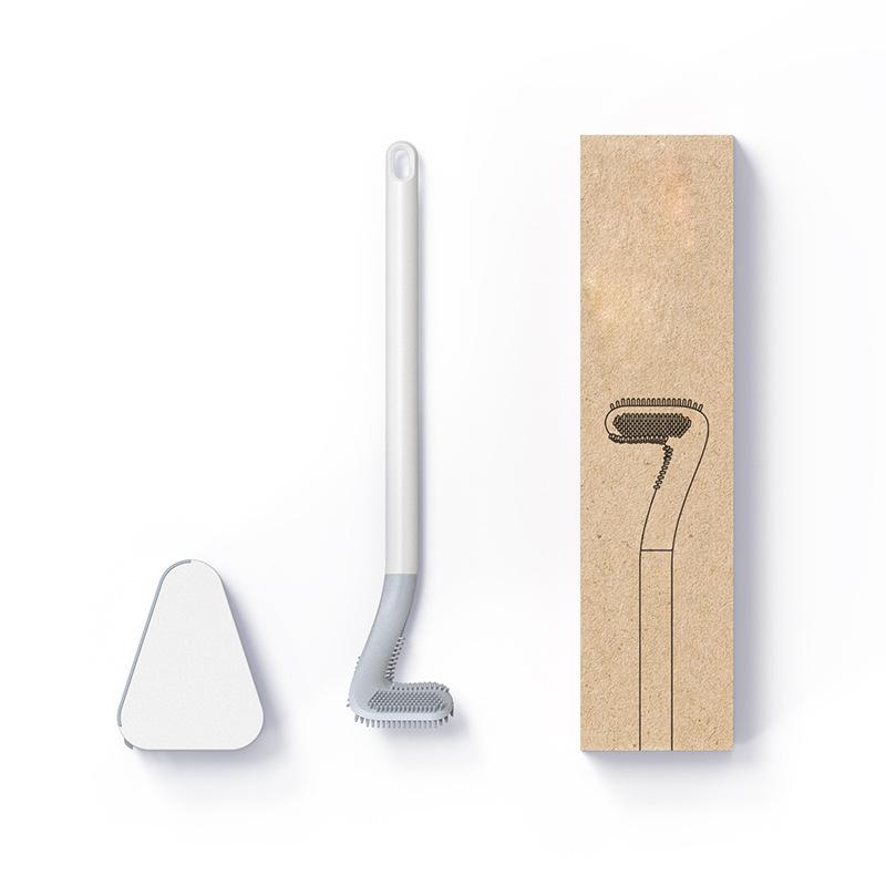 Stornfield | Flexible Silicone Toilet Brush with Long Handle