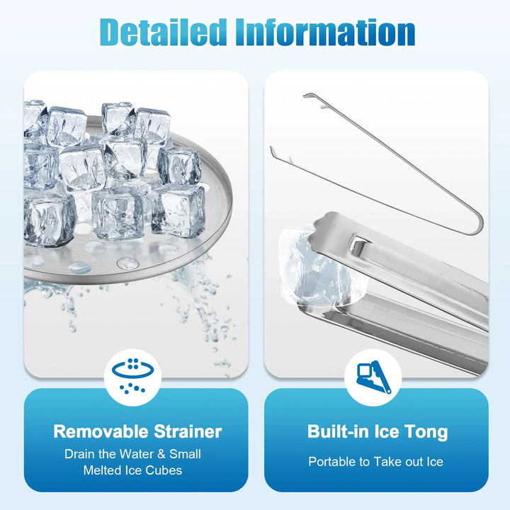 Ice Bucket Stainless Steel Insulated Beer Drink Double-layer Cooler | Stornfield
