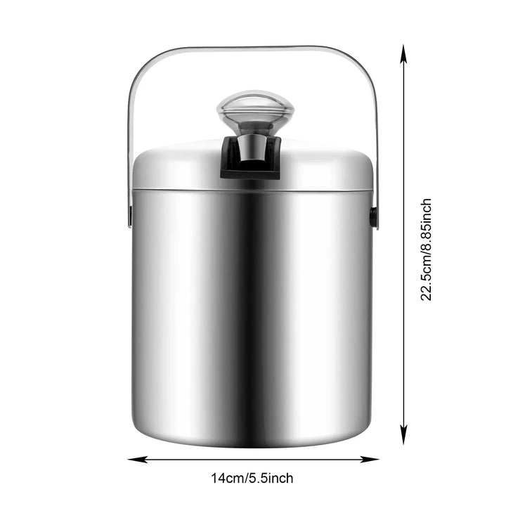 Ice Bucket Stainless Steel Insulated Beer Drink Double-layer Cooler | Stornfield