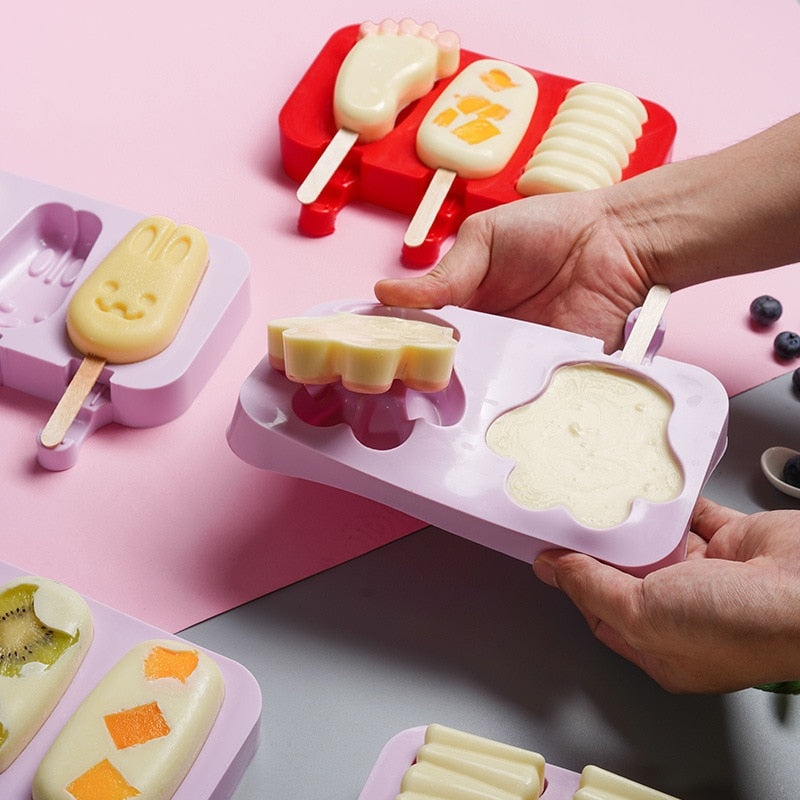 Ice Cream Mold Popsicle Molds with Lid DIY Homemade Ice Lolly Mold | Stornfield