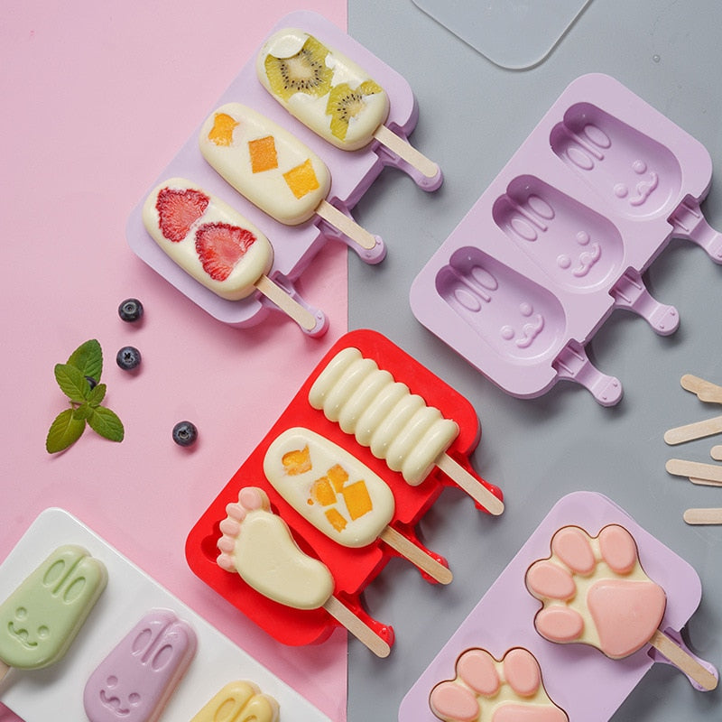 Ice Cream Mold Popsicle Molds with Lid DIY Homemade Ice Lolly Mold | Stornfield