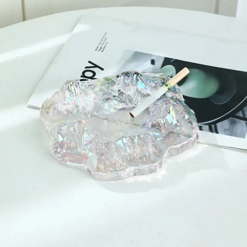 Stornfield | Ice Mountain Glass Decorative Ashtray