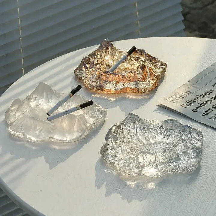 Stornfield | Ice Mountain Glass Decorative Ashtray