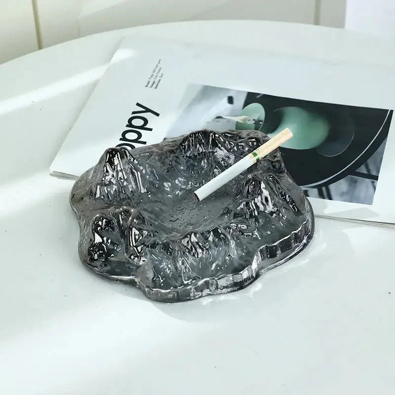 Stornfield | Ice Mountain Glass Decorative Ashtray