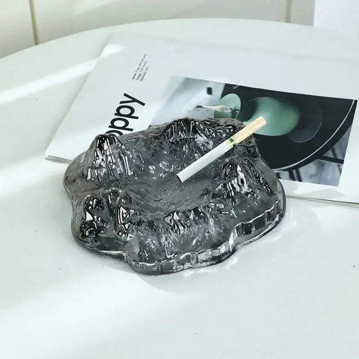 Stornfield | Ice Mountain Glass Decorative Ashtray