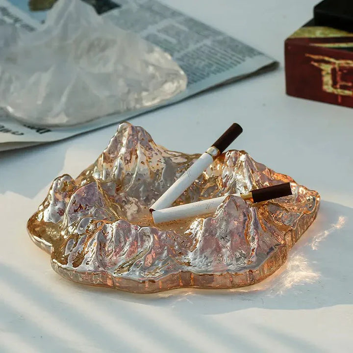 Stornfield | Ice Mountain Glass Decorative Ashtray