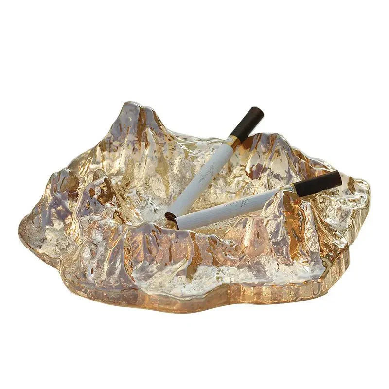 Stornfield | Ice Mountain Glass Decorative Ashtray