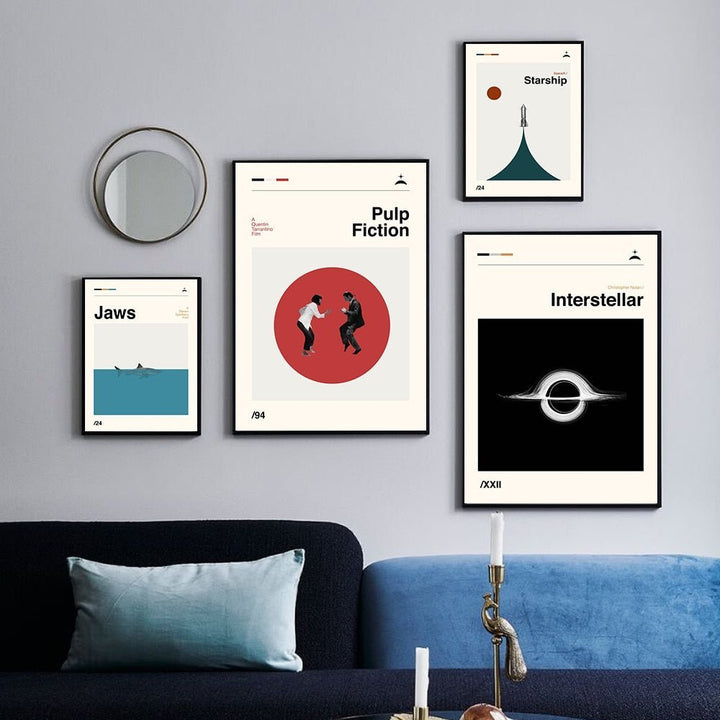 Stornfield | Iconic Retro Movie Poster Canvas Print