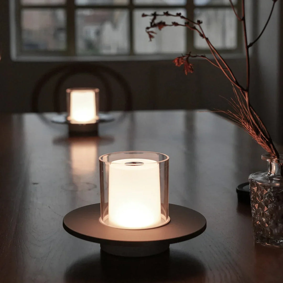 Glass Candle Table Lamp | Stornfield
