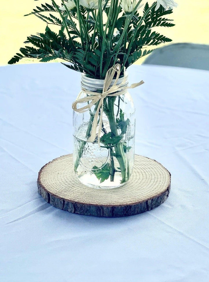 Natural Wood Slice Coasters | Stornfield