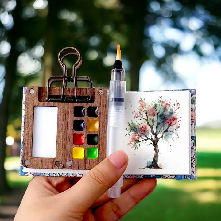 Stornfield | Portable Watercolor Paint Box Set with 24 Colors