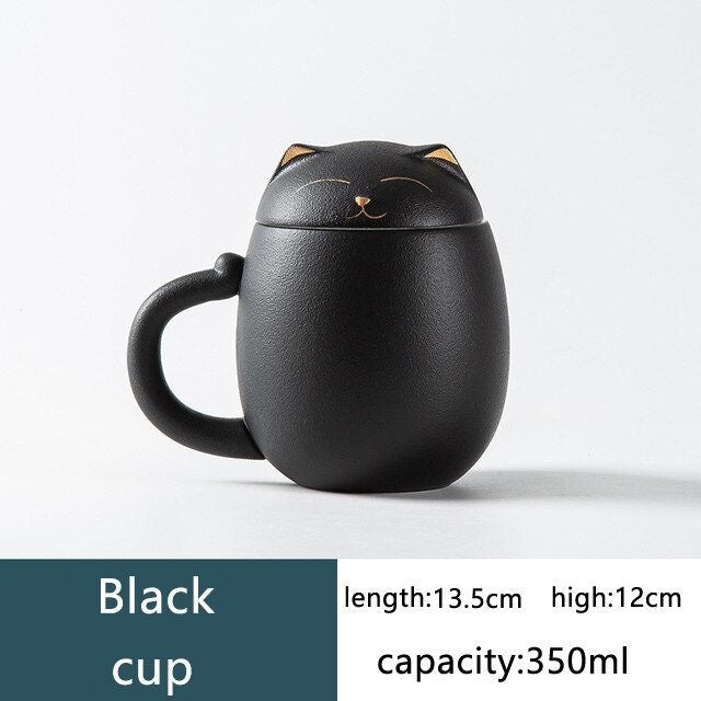 Stornfield | Cat Mug with Lid