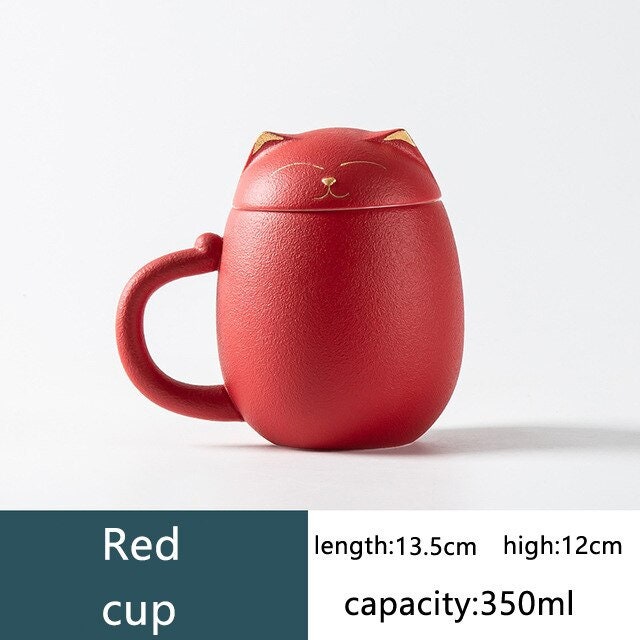 Stornfield | Cat Mug with Lid