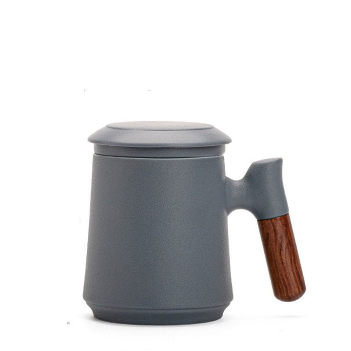 Stornfield | Japanese Ceramic Tea Cup Set with Tea Infuser and Lid, Handmade