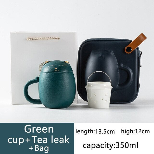 Stornfield | Cat Mug with Lid