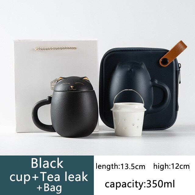 Stornfield | Cat Mug with Lid