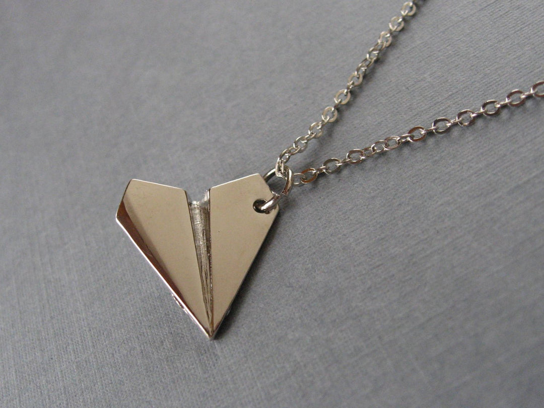 Paper Airplane Necklace | Stornfield